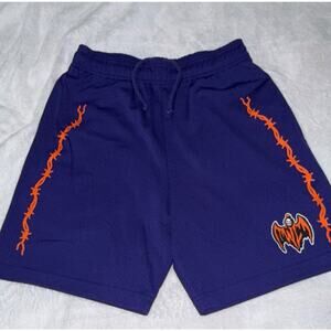 Warren Lotas Bat Reaper Barbed Wire Mesh Shorts. Size Small Excellent Condition